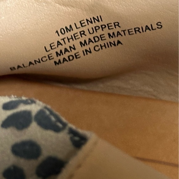 NEW Dolce Vita Leather Cheetah Lenni Open-Toe Wrap Wedge Sandals Women’s 10 - Picture 6 of 9